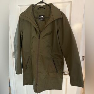 The North Face Green Raincoat